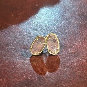 Kendra Scott Ellie Stud in Purple Amethyst